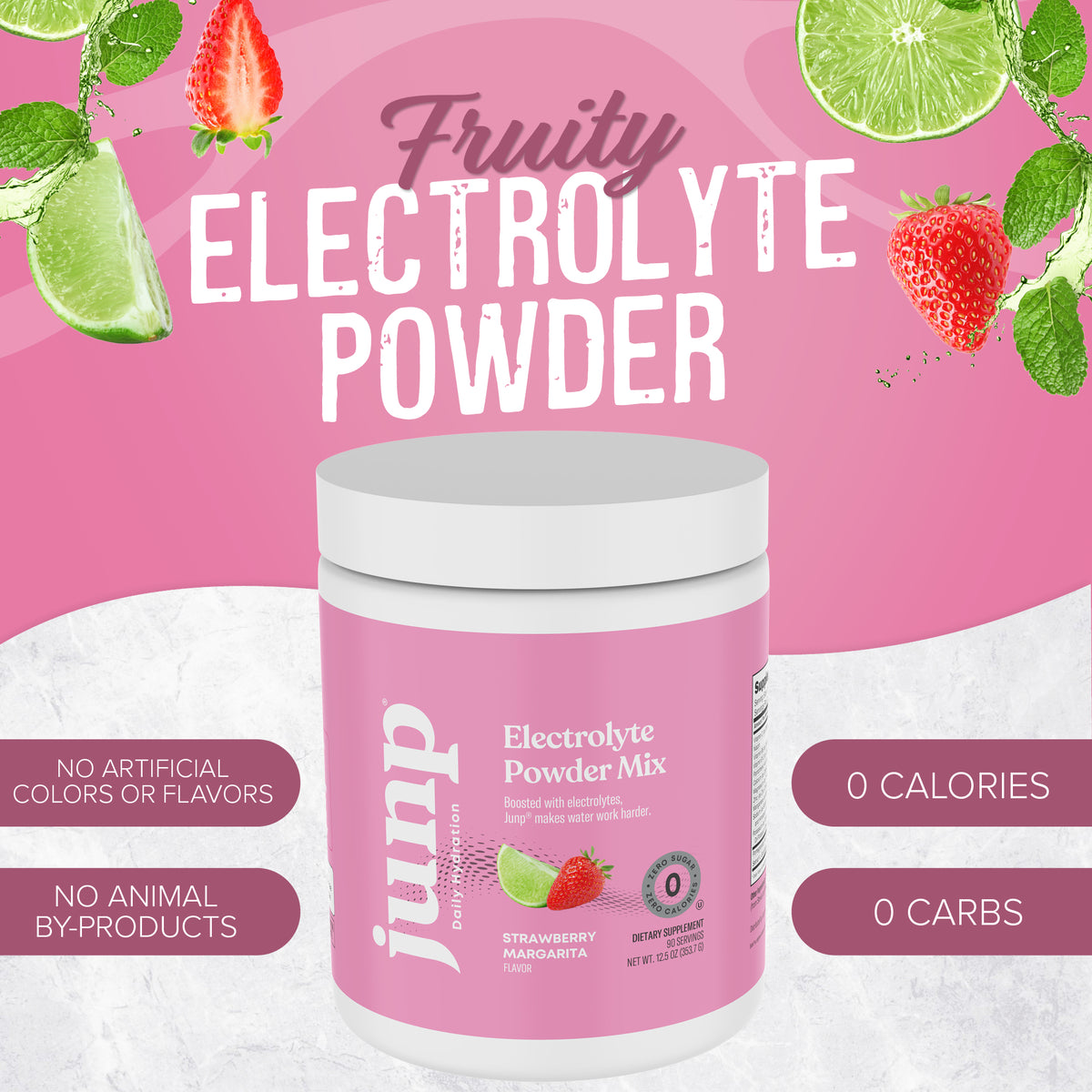Junp Strawberry Margarita Electrolyte Drink Mix
