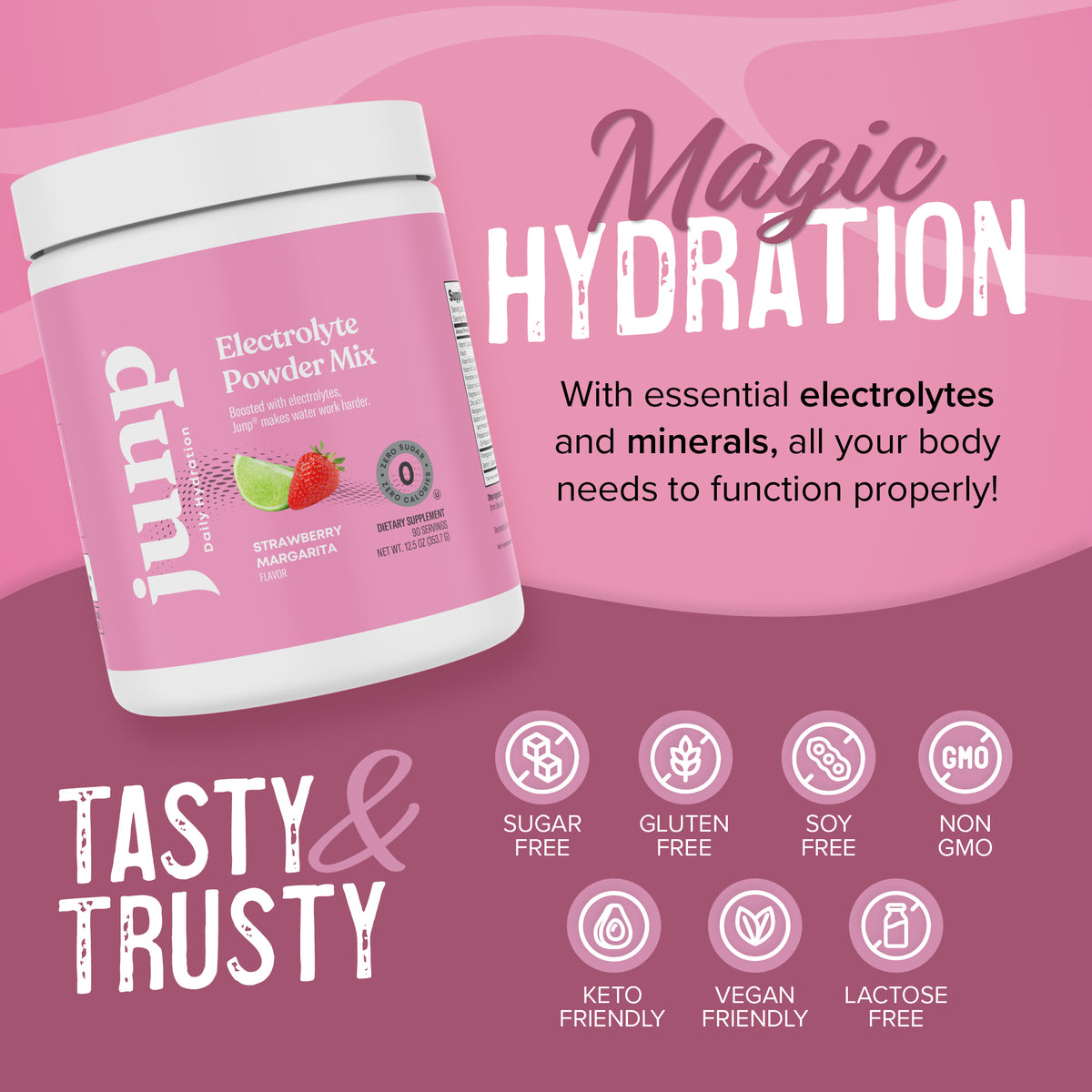 Junp Strawberry Margarita Electrolyte Drink Mix