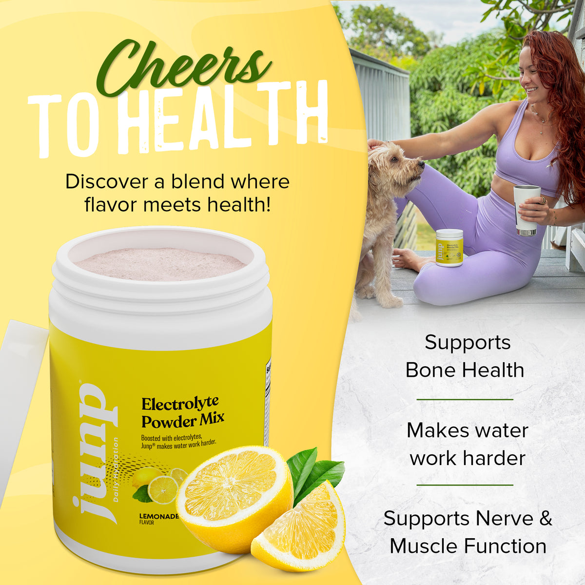 Junp Lemonade Electrolyte Drink Mix
