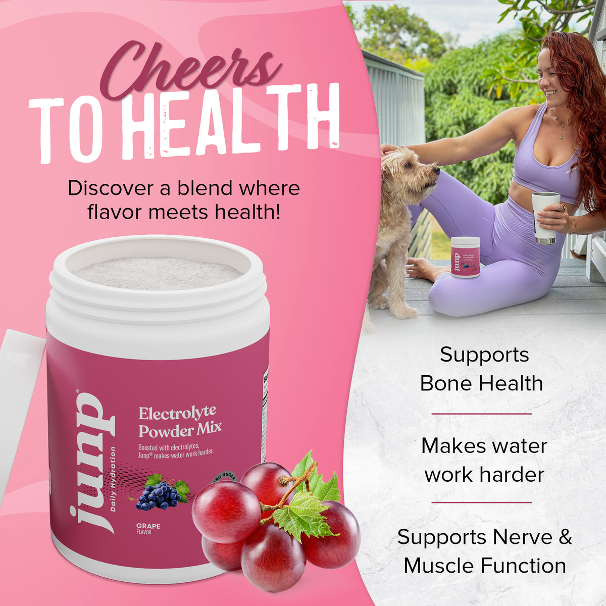 Junp Grape Electrolyte Drink Mix