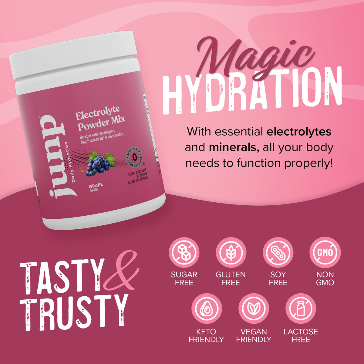 Junp Grape Electrolyte Drink Mix