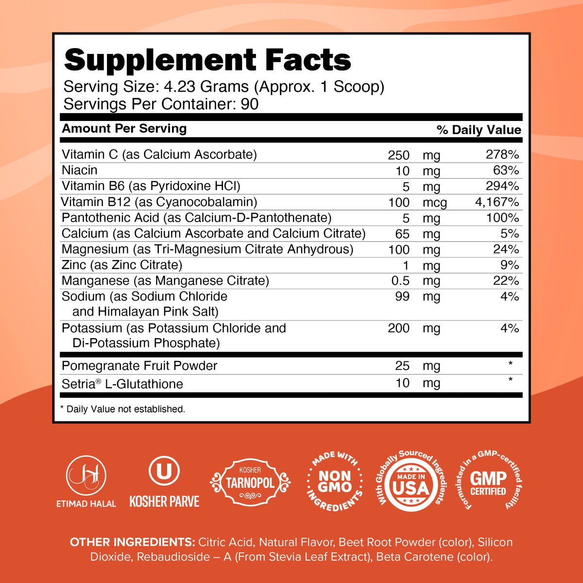 Junp Peach Electrolyte Drink Mix