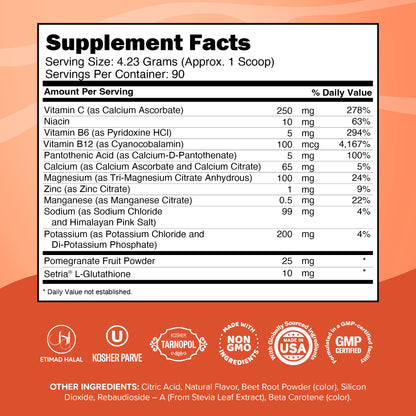 Junp Peach Electrolyte Drink Mix