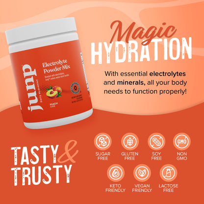 Junp Peach Electrolyte Drink Mix