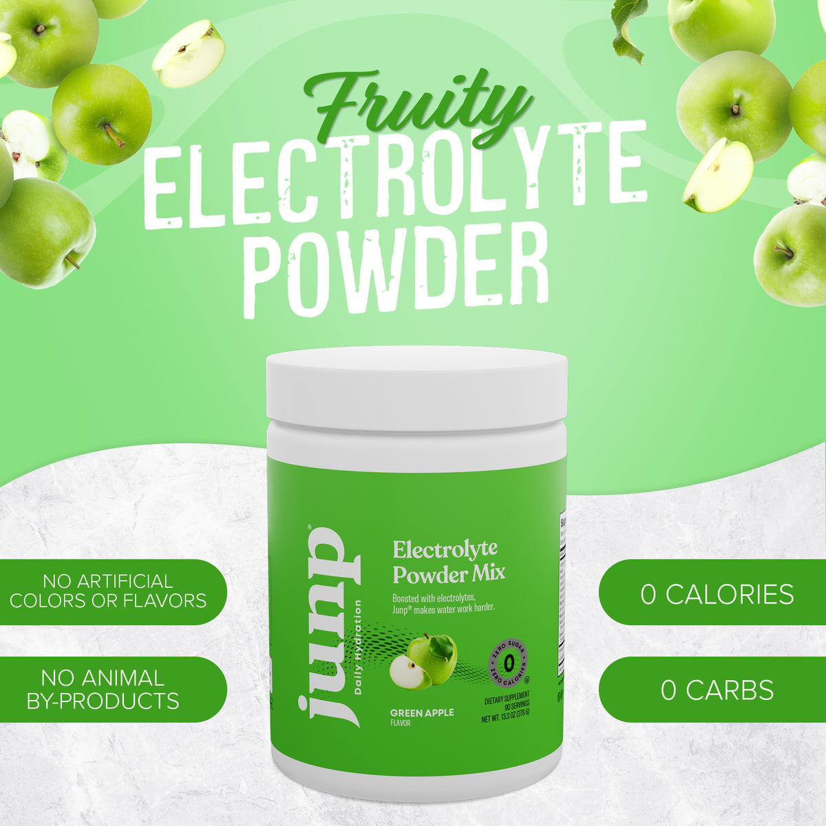 Junp Green Apple Electrolyte Drink Mix