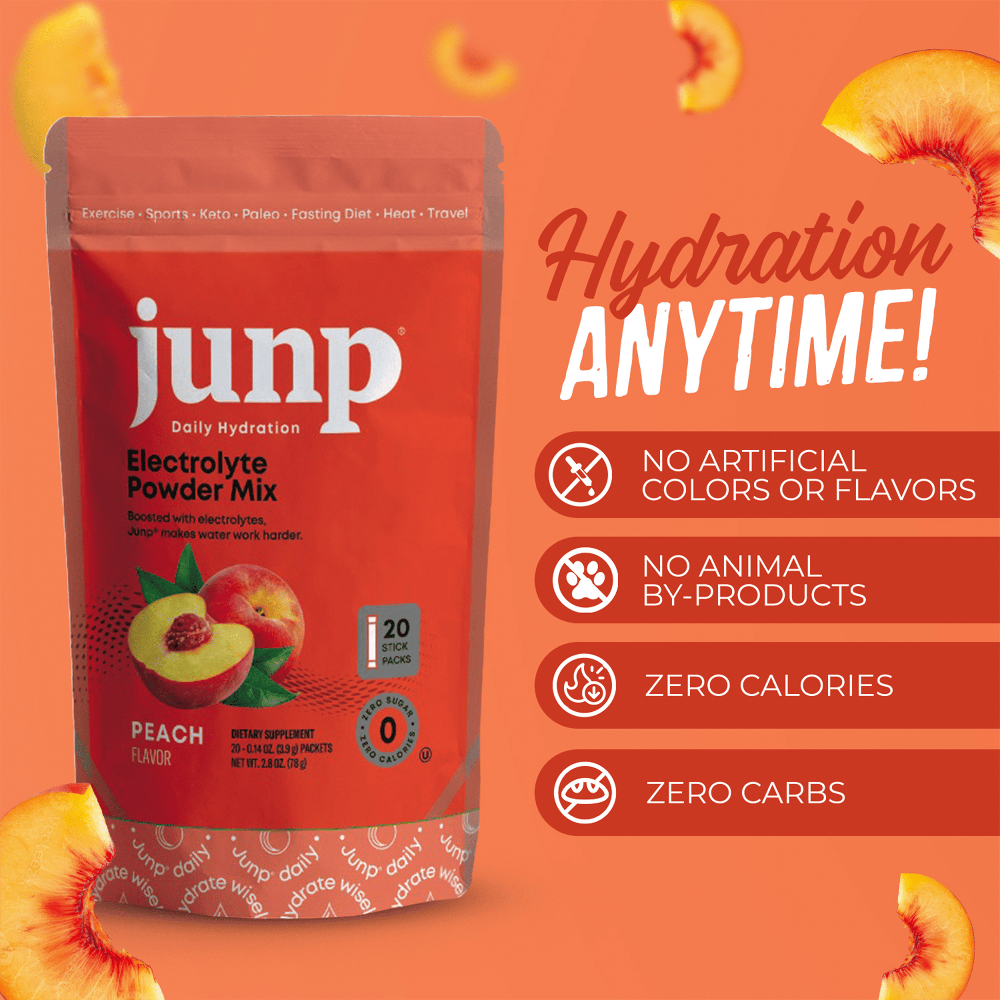 Junp® Stick Pack - Peach