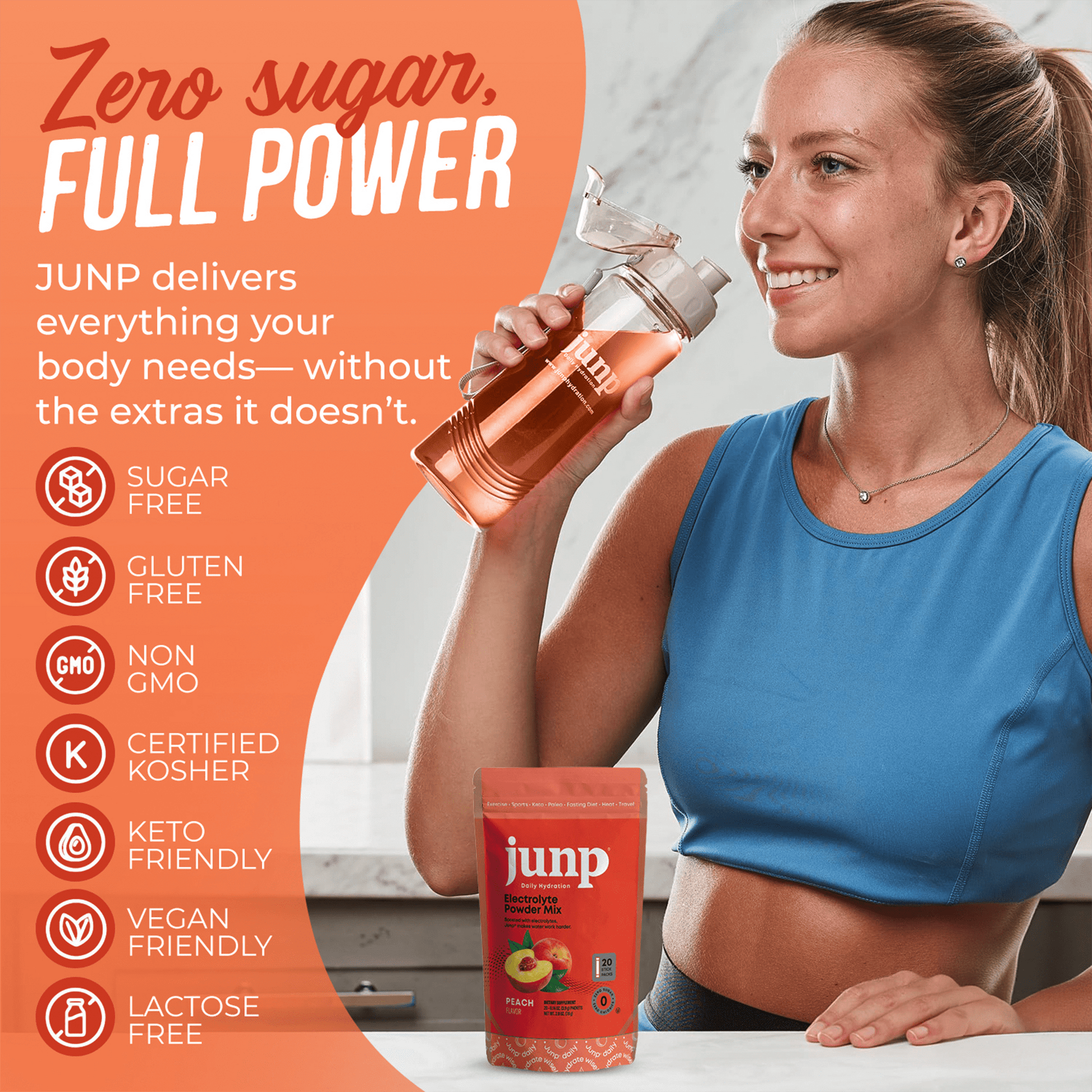 Junp® Stick Pack - Peach