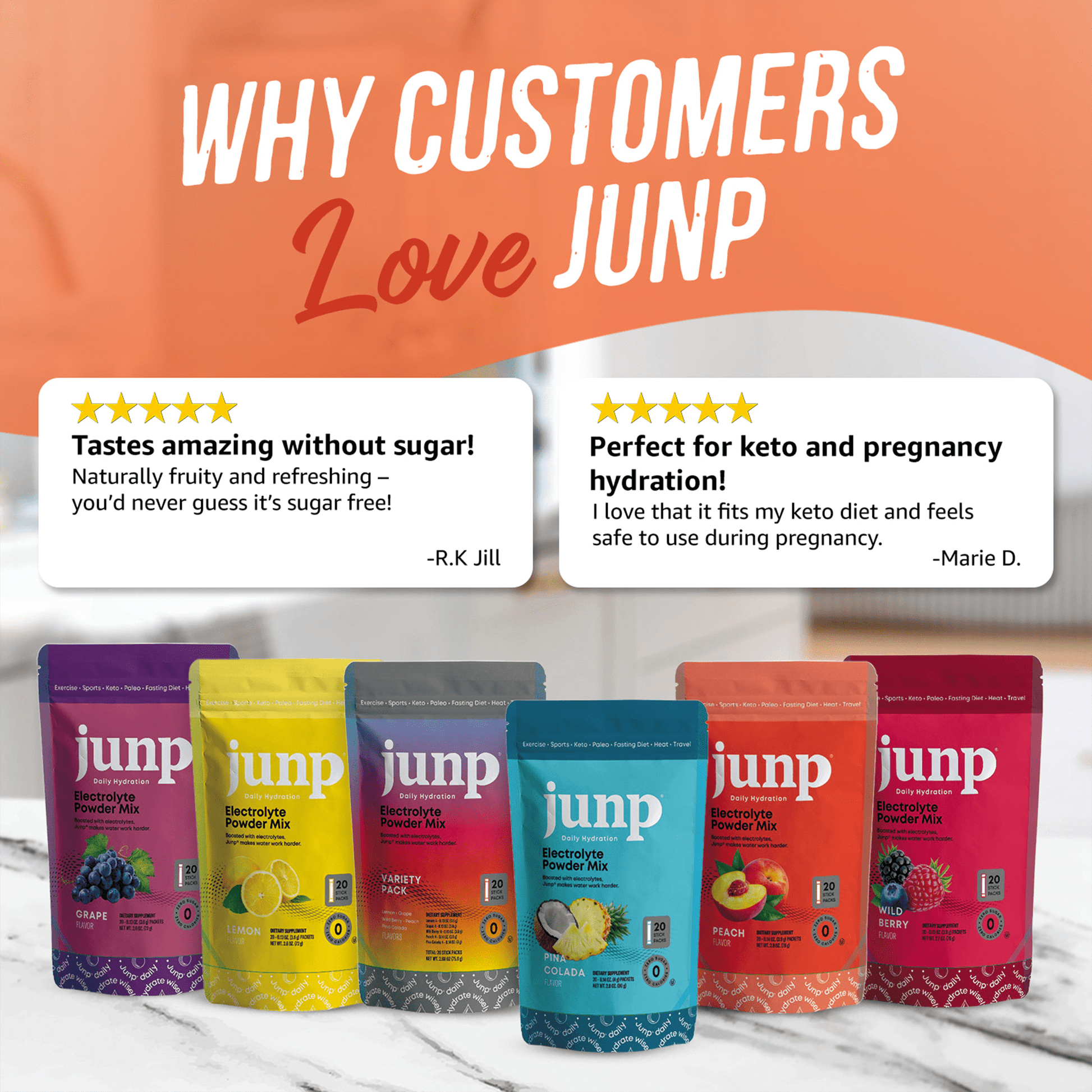 Junp® Stick Pack - Peach