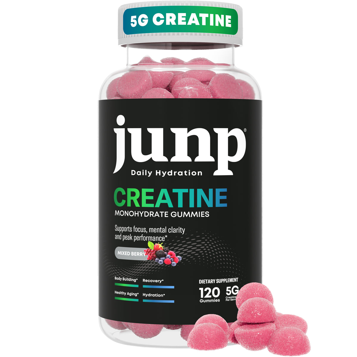 Junp Creatine Gummies, 30 servings