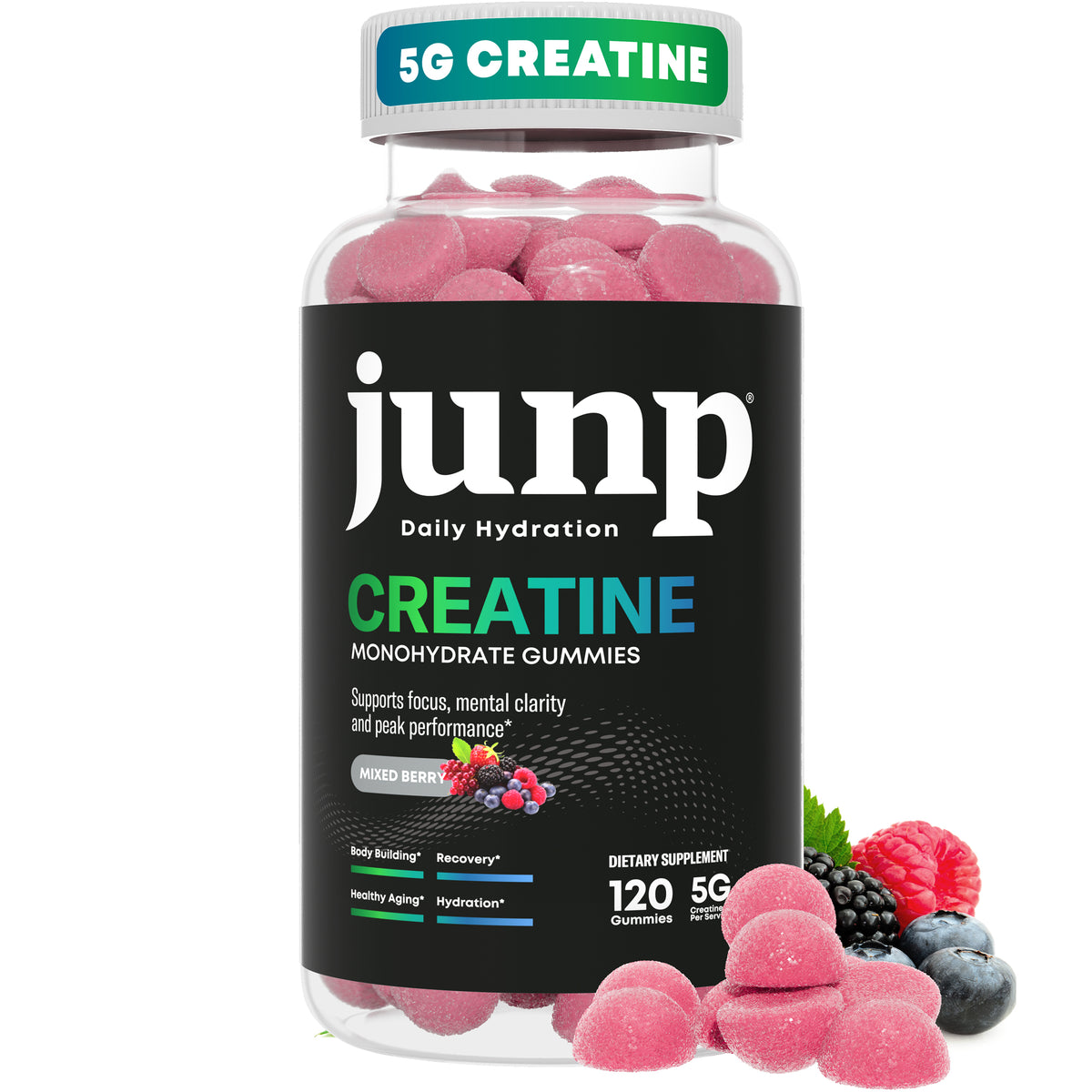 Junp Creatine Gummies, 30 servings