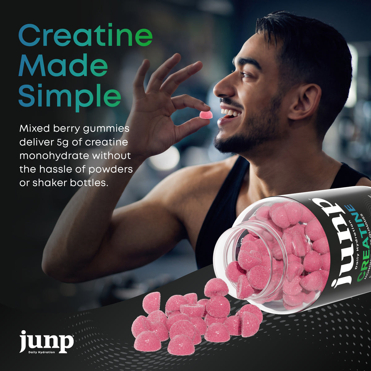 Junp Creatine Gummies, 30 servings