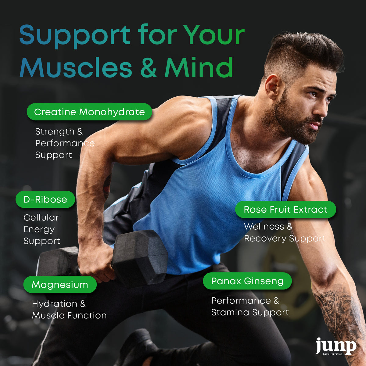 Junp Creatine Powder, 30 servings