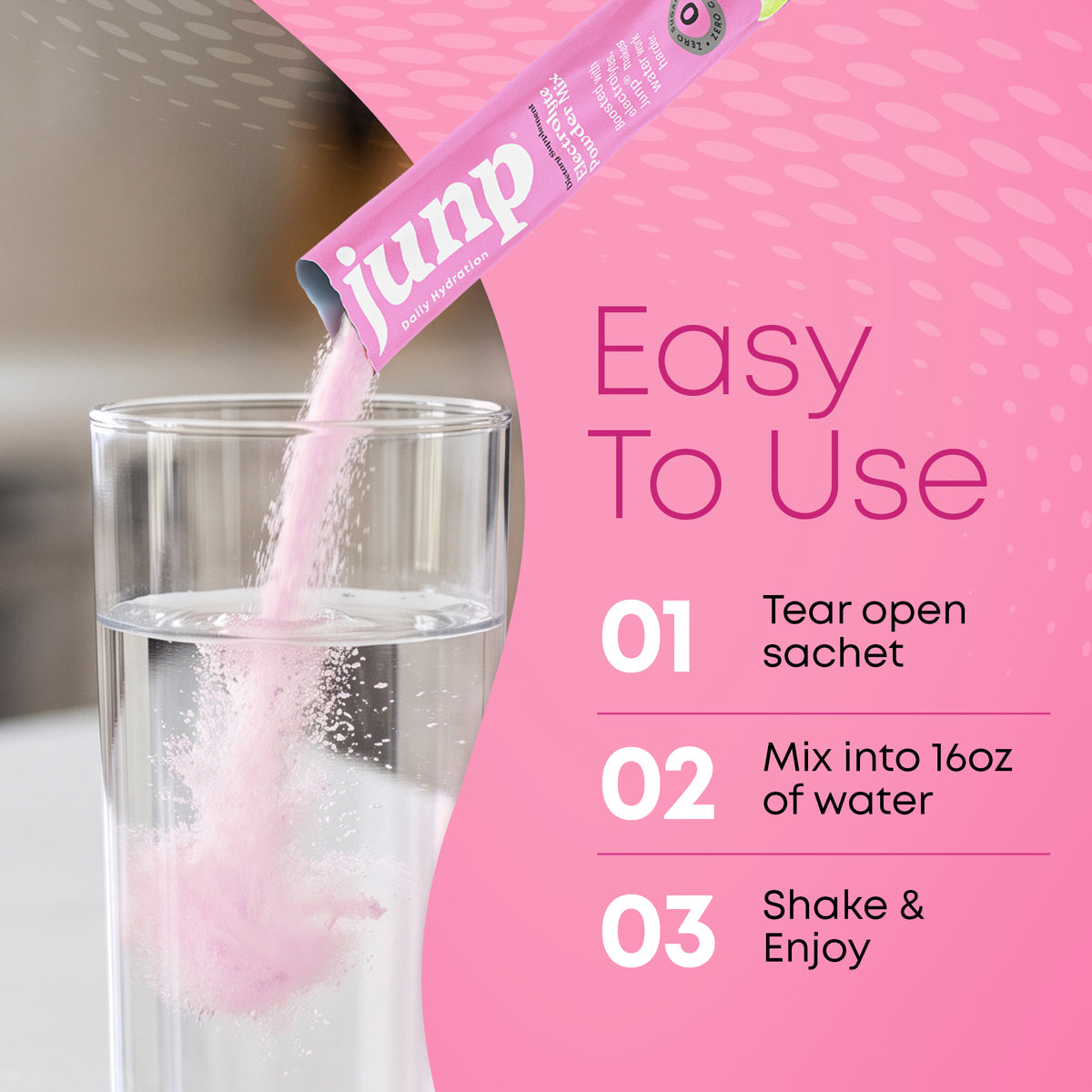 Junp Strawberry Margarita Electrolyte Stick Packs, 20 count